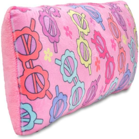 Rainbow Spring Sunshine Accent Pillow 16x6 Plush Fleece Rectangular Throw Cushio - Picture 4 of 6